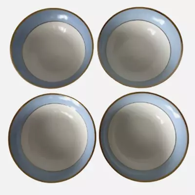 Buy Doulton Bruce Oldfield Cereal Bowl X4 Tableware Bowls Blue White Gold 6  2004 • 11.49£