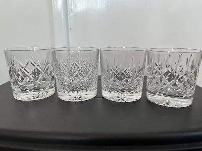 Buy 4 Crystal Whisky Tumblers; Unboxed • 10£