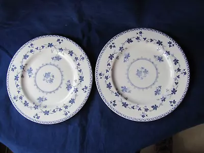 Buy Set Of TWO Royal Doulton Blue And White Yorktown, TC1013 8” Side/ Bread Plates • 1.99£