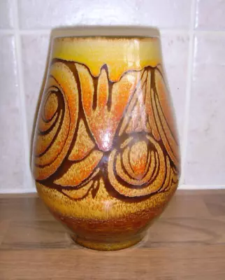 Buy Poole Pottery Aegean Vase Shape Number 83 Dates 1970's Era 6 Inch Height Size • 24.99£