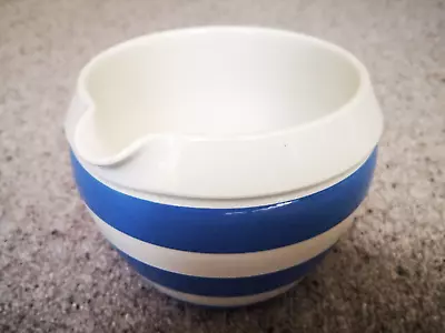 Buy T.G. Green Blue Cornishware Globe-shaped Lipped Mixing Bowl, Judith Onions Stamp • 15£
