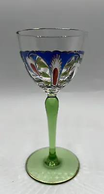 Buy Vintage Theresienthal Art Nouveau Art Glass Wine Glass    6  • 117.65£