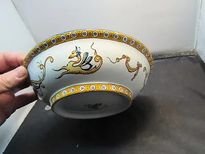Buy Antique French  Bowl Antique French Gien Porcelain Ceramic Bowl  • 50.92£