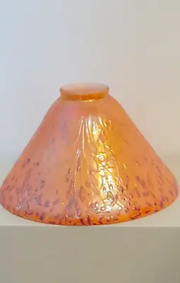 Buy Heron Glass Light / Lamp Shade - Coolie - Orange And Red - Hand Blown In UK • 35£