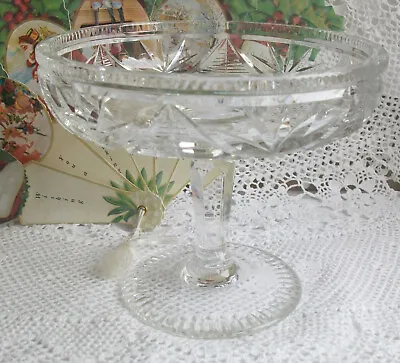 Buy Cut Glass Vintage Cake Stand • 22.99£