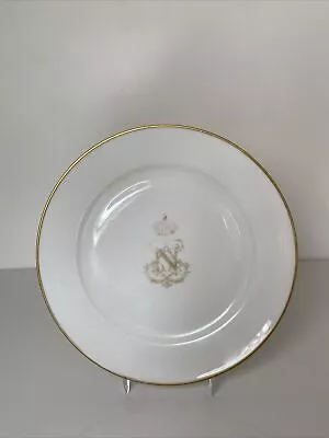 Buy Antique Sevres Louis Napoleon, Napoleon III, Gold Armorial  Porcelain Plate • 99£