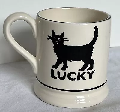 Buy Emma Bridgewater Mug LUCKY BLACK CAT,Half Pint 284 ML, 2017, Excellent Condition • 32.85£