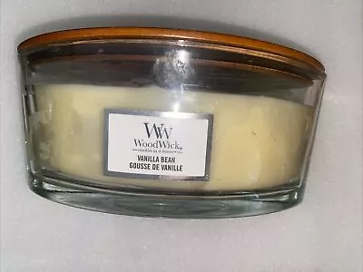 Buy Woodwick Ellipse Scented Candle With Crackling Wick | Vanilla Bean | Up To 50 • 3.20£