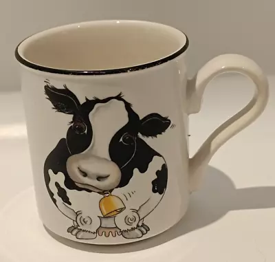 Buy Arthur Wood White Black Cow Back To Front Mug Cup Ceramic Made In England • 8.95£