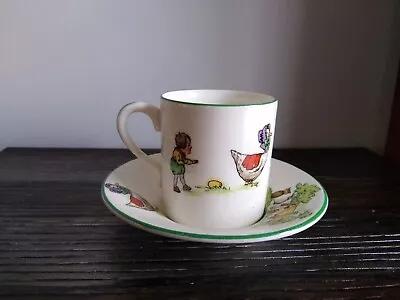Buy Vintage Crown Ducal Nurseryware Cup And Saucer • 10£