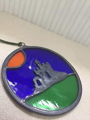 Buy Stained Glass Lead Hanging Castle Sun Catcher • 30£