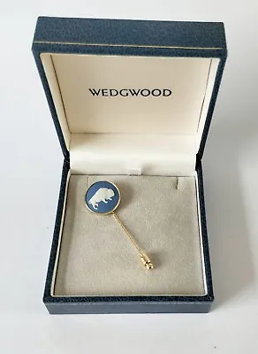 Buy Wedgwood Jasperware Royal Blue Stick Pin - Bison - Jewellery • 65£