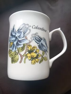 Buy Vintage Mug Cup Columbine Floral “duchess” Fine Bone China White. New Unused • 5£