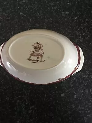 Buy Masons Mandalay Red Dish 6inch X 4 In X 1 In Great Condition • 4.50£