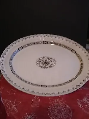 Buy Minton Large Oval Platter 'Ganges' Pattern. • 5£