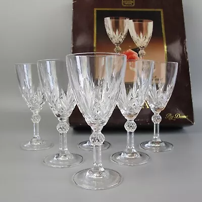 Buy Cut Crystal Glass Wine Glasses  Salisbury  By Cathedral Crystal. Set Of 6. 120ml • 44.99£