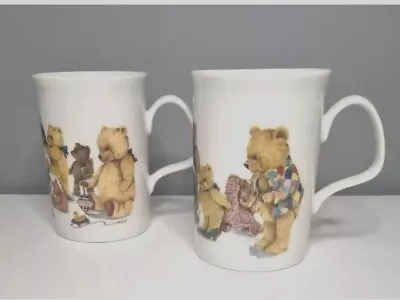 Buy Roy Kirkham 1992~ 2 Fine Bone China Teddy Bear Mugs • 15£
