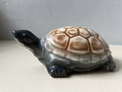 Buy Langley Pottery 1930s Blue And Brown Small Tortoise -vgc • 12.50£