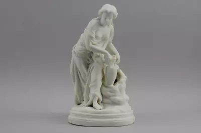 Buy Antique Parian China Figure Of A Classical Lady Collecting Water Parianware ET • 84.99£