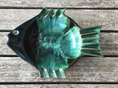 Buy Blue Mountain Pottery Fish Ashtray Canada Vintage  1960's - Good Condition • 19.99£