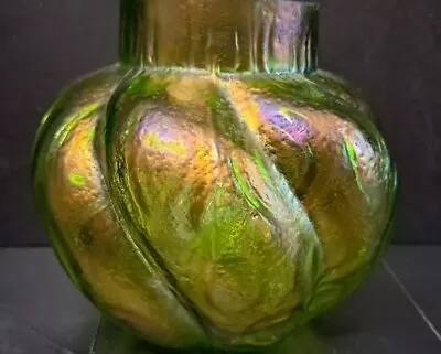 Buy Antique Loetz Kralik Iridescent Glass Vase Czech Art Nouveau • 139£