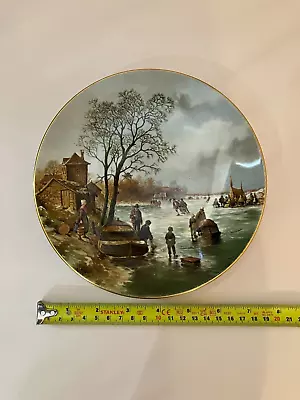 Buy Coalport  Winter Landscapes  Skating Farmers  Decorative Bone China Plate • 7.50£