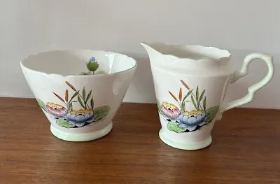 Buy Royal Stafford - Water Lilies - Sugar Bowl & Milk Jug • 10.50£