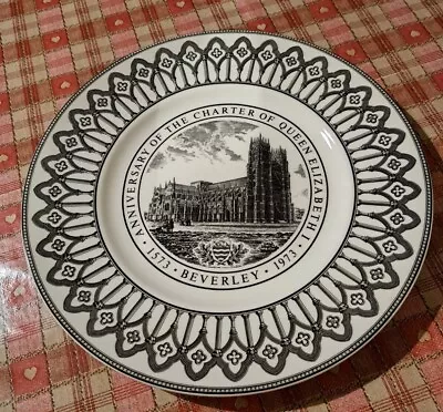 Buy Beverley Minster Commemorative Plate. Rare 1973 Edition Plate By Wedgwood • 20£