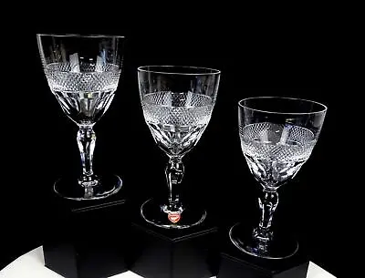 Buy Orrefors Crystal Rio Clear Glass 3 Piece Vintage 5 5 /8  Claret Wines • 60.16£