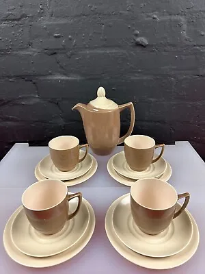 Buy Vintage Branksome China Coffee Set Cups Saucer Plates Coffee Pot Two Tone • 29.99£