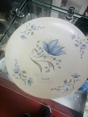 Buy Vintage Poole Pottery Harebell Blue Flower Side Plate 18cm • 12£