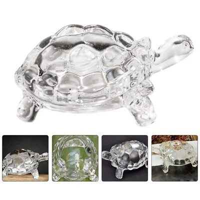 Buy Turtle Ornament Crystal Figurine Figure Glass Blown Display Car • 7.21£