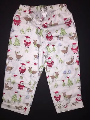 Buy Pottery Barn Kids Winter Wonderland Flannel Pajama Pants Size 4 New Christmas • 7.57£