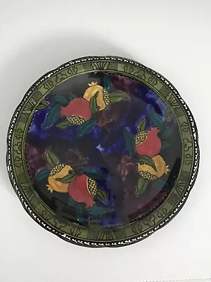 Buy Hancock & Sons Ruben's Ware Hand Painted  Pomegranate  Plate By F.X.Abraham 30's • 24.99£