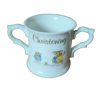 Buy Christening Mug Rabbit, Fine Bone China, Gifts For Children, Keepsakes ASH2 • 5£