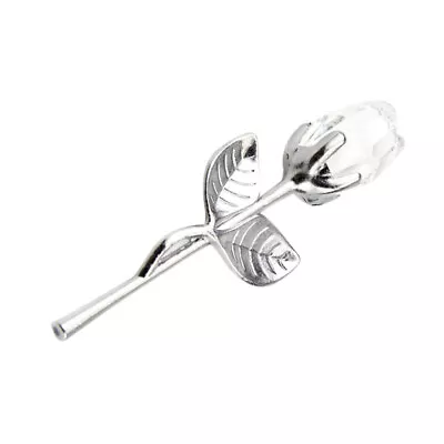 Buy Floral Glassware Rose Flower Picks Desktop Ornament Crystal • 7.19£