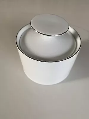 Buy Thomas Germany  Medaillon  White With Fine Platinum Silver  - Sugar Pot With Lid • 5£