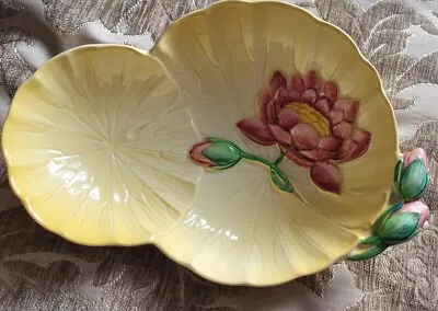 Buy Gorgeous Carlton Ware Art Deco Water Lily Bowl Perfect Condition  • 15£