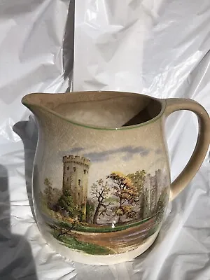 Buy Vintage Pitcher Jug Warwick Castle By Lord Nelson Ware Made In England • 23.70£