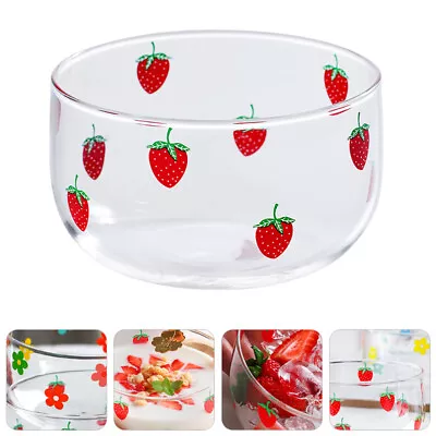 Buy Glass Fruit Bowls Crystal Salad Bowl For Home Kitchen • 11.78£