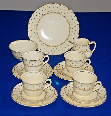 Buy Royal Staffordshire Pottery Honeyglaze 15 Piece Tea Set . 1930s. • 25.99£
