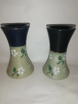 Buy 2 Art Nouveau Vintage Lovatt Langley Ware Daisy Vases  Patent N8687 • 12£