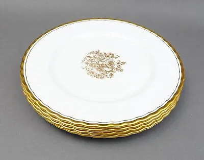 Buy Aynsley England Elegance Gold Bone China 10 1/2  Dinner Plates Set Of 4 • 128.32£