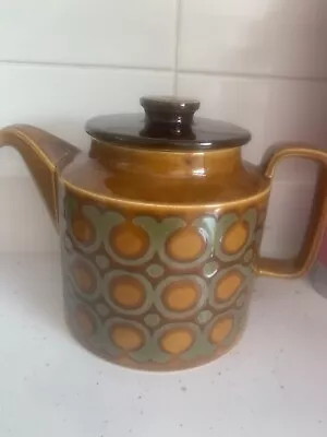 Buy Vintage Retro Hornsea Pottery Bronte Pattern Tea Pot Teapot 1970’s Please Read • 5.99£