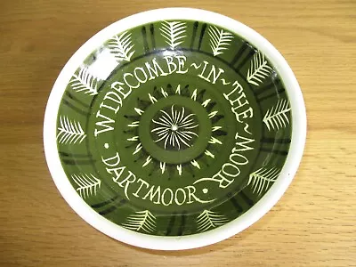 Buy Bernard Moss Mevagissey Cornish Studio Pottery Bowl Widecombe In The Moor Devon • 14.99£