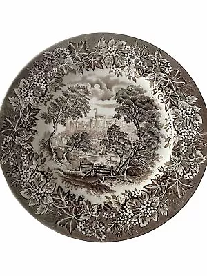 Buy Vintage English Ironstone Tableware Castles 25cm Dinner Plate • 12£