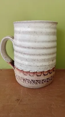 Buy 70s Vintage Mug Broadstairs Pottery Studio  Rustic Patterned Retro • 12.99£
