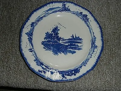 Buy Antique Royal Doulton Blue And White Norfolk Side Plate 7  • 3.99£