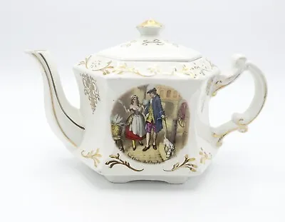 Buy Vintage English Staffordshire Ellgreave Genuine Ironstone Teapot • 24.95£