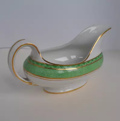 Buy Vintage Booths Silicon China Gravy Boat/sauce Jug. White/green/gold 742044/5 • 7£